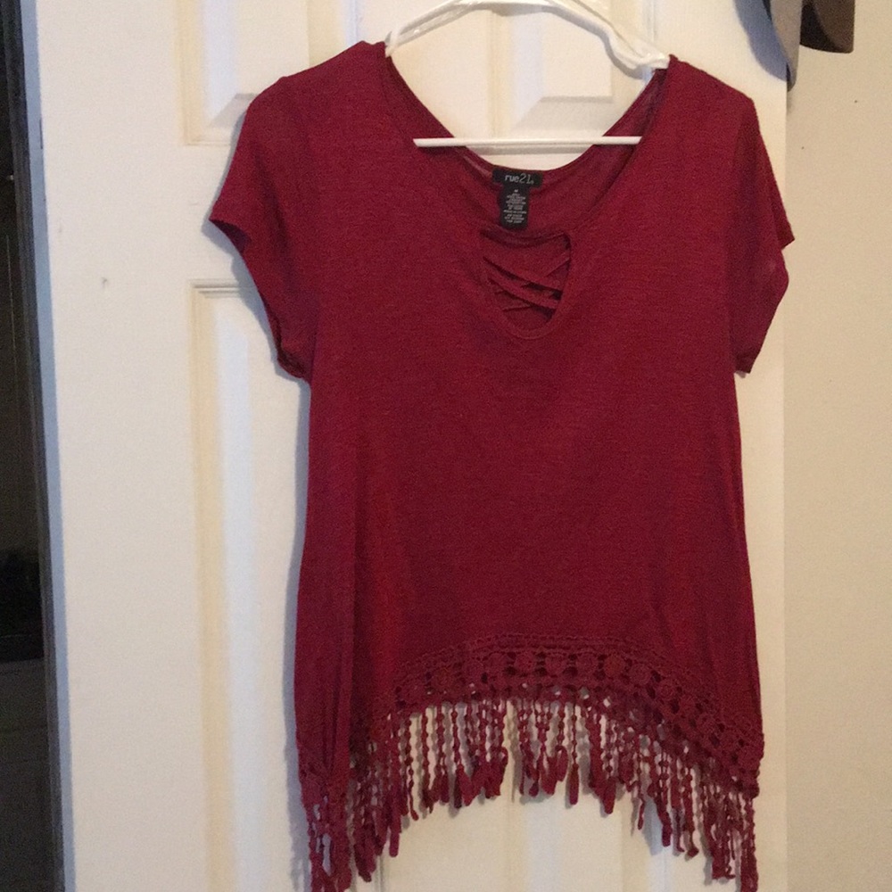 Red shirt